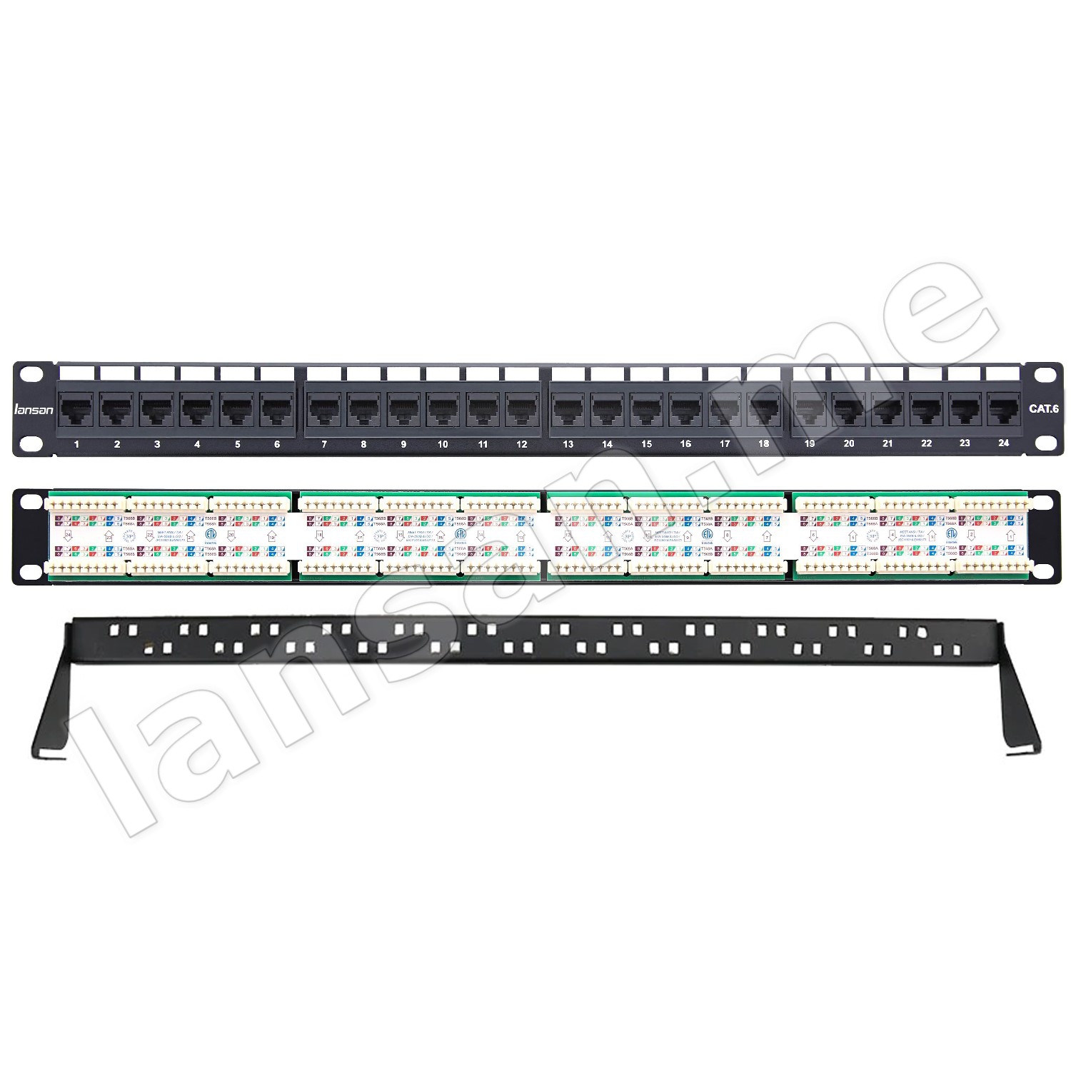 24 Port Cat6 Utp Patch Panel (STOKLAR TÜKENDİ GEÇERSİZDİR) !!!!!! LÜTFEN TEKLİF ALINIZ !!!!!